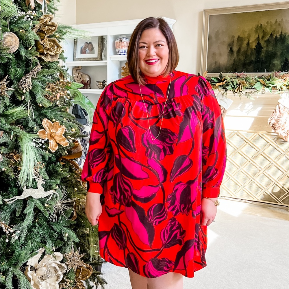 Who What Wear x Target High Neck Dress, size 3x